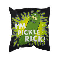ZIERKISSEN Rick and Morty Schwarz 40 x 40 cm - Schwarz, Textil (40/40cm) - United Labels