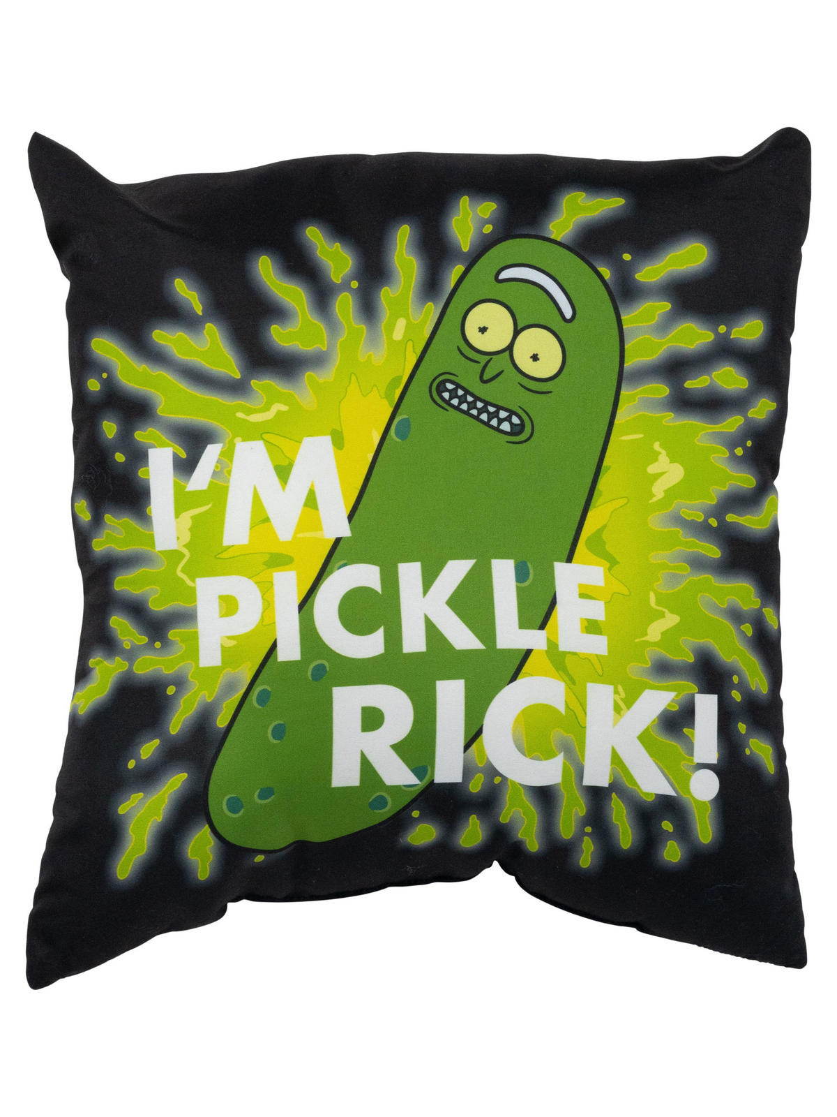 ZIERKISSEN Rick and Morty Schwarz 40 x 40 cm - Schwarz, Textil (40/40cm) - United Labels