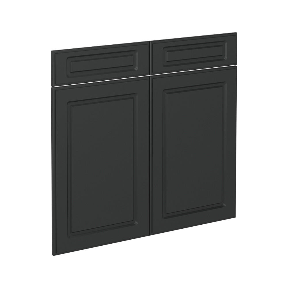 K&Ouml;KSFRONT R-Line Antracit hus p&aring; landet 79.2x70.8 cm m&ouml;belfront f&ouml;r undersk&aring;p med l&aring;dor 70.8/79.2/1.6 cm