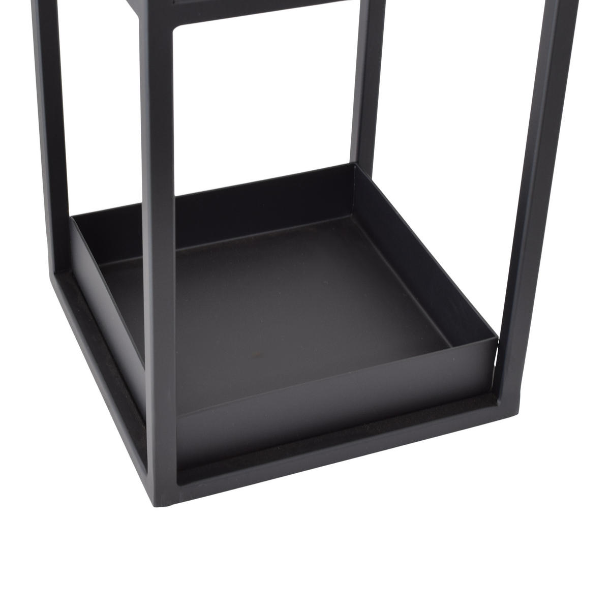 SCHIRMSTÄNDER Stormy Schwarz - Schwarz, Metall (20/53/20cm) - LOFT42