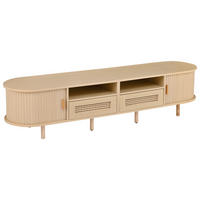 TV-SCHRANK Skandinavisch Oval 170 cm in Eiche-Optik - Eichefarben, Holz/Holzwerkstoff (170/40/40cm) - Urban Meuble