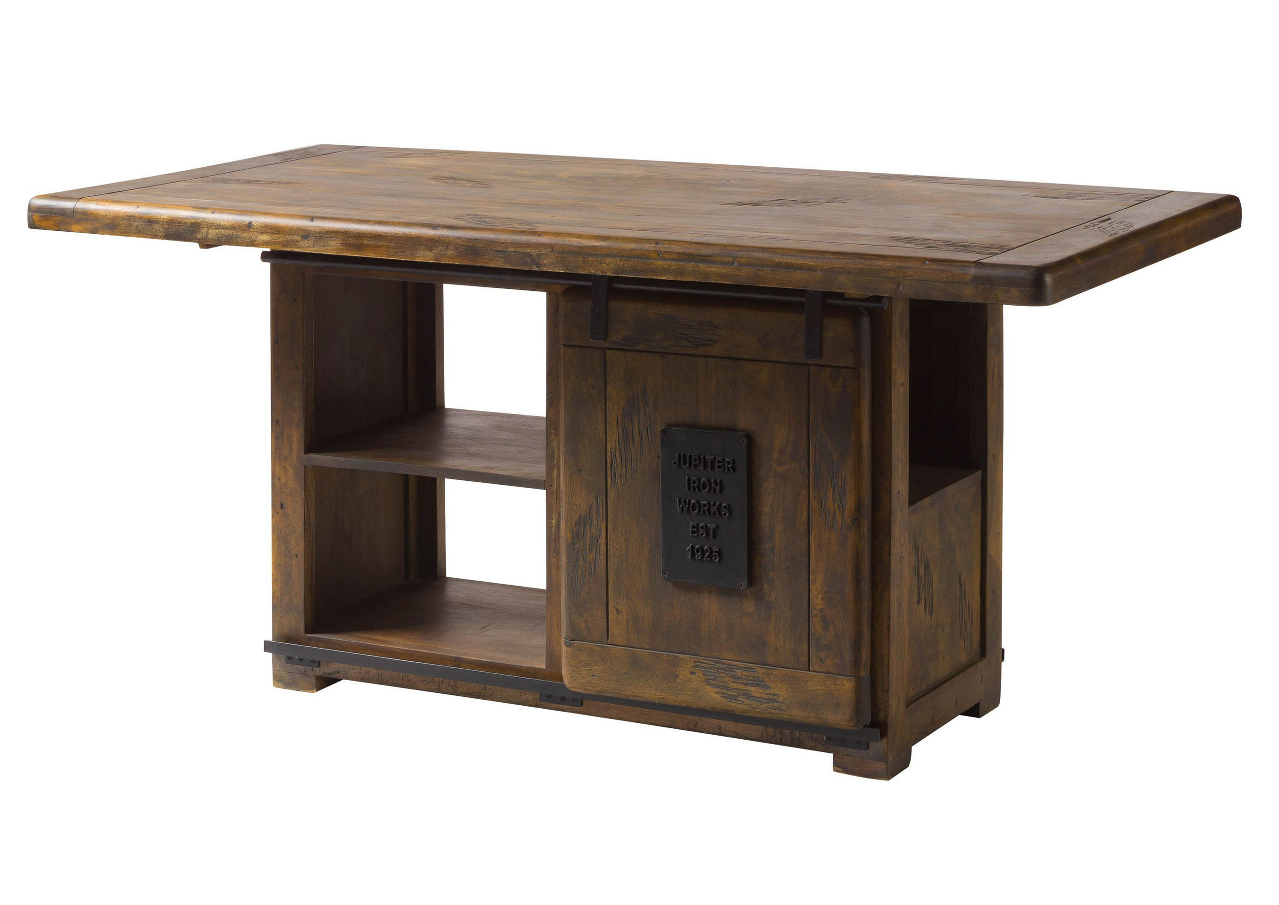 ESSTISCH Mango 180x90x76 braun lackiert RAILWAY - Braun, Holz (180/90/76cm) - Massivmoebel24