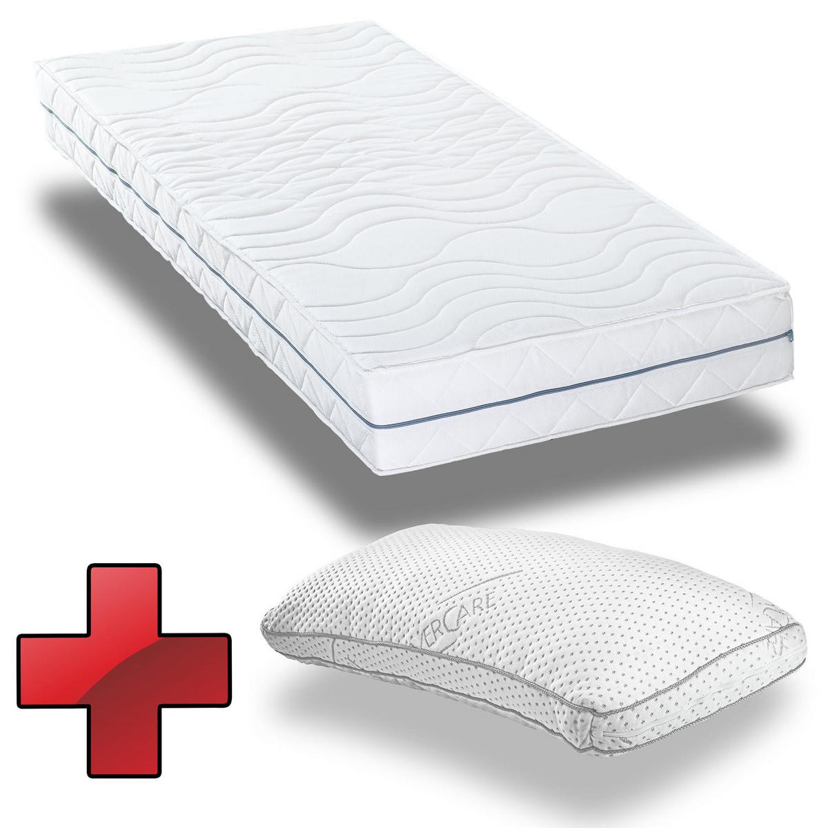KALTSCHAUMMATRATZE Premium 80x200 cm - Weiß, Textil (80/200cm) - Supportho