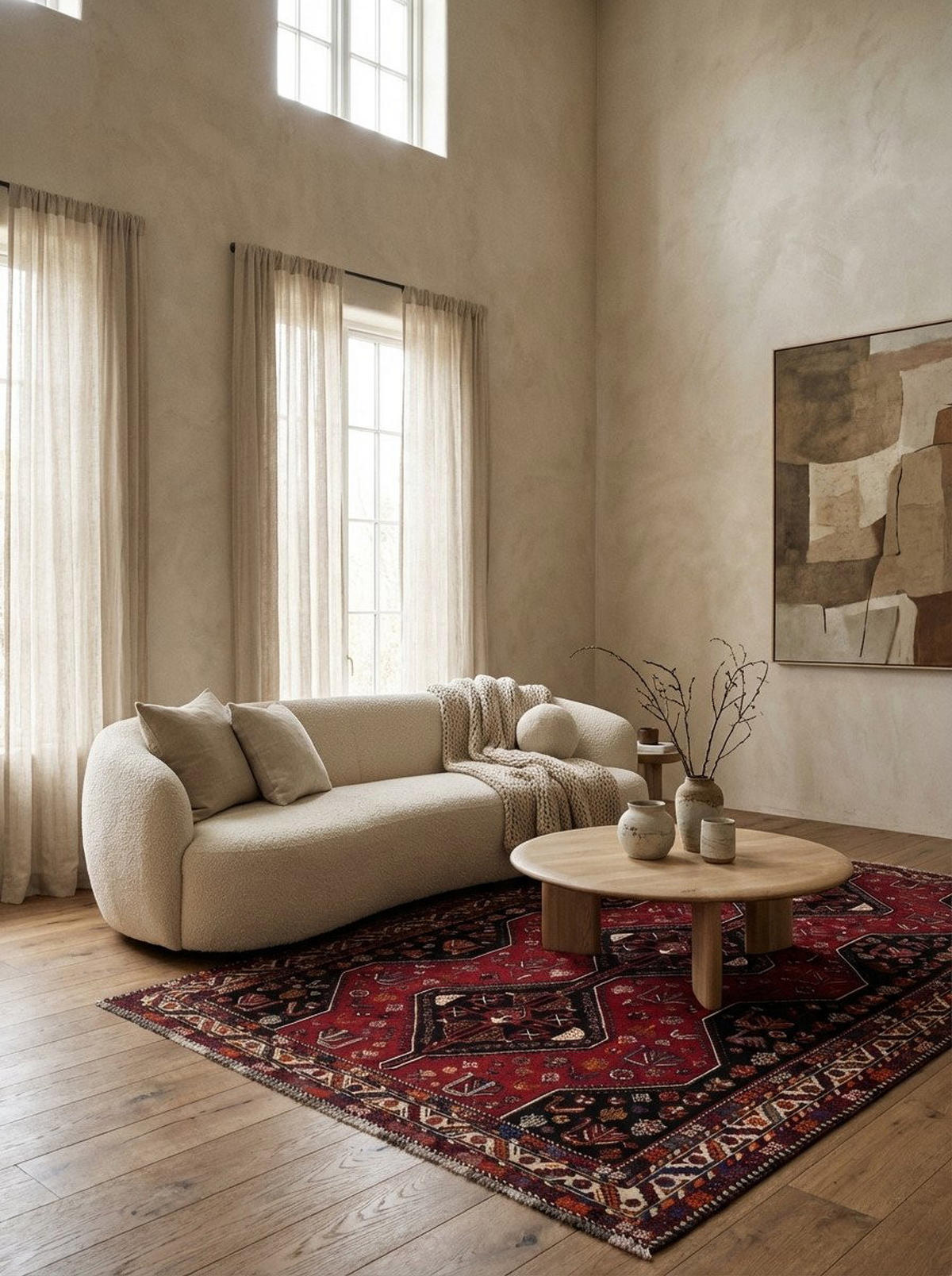 TEPPICH Gashgai Rot 268/177 cm Schurwolle - Rot, Textil (177/268cm) - Looma