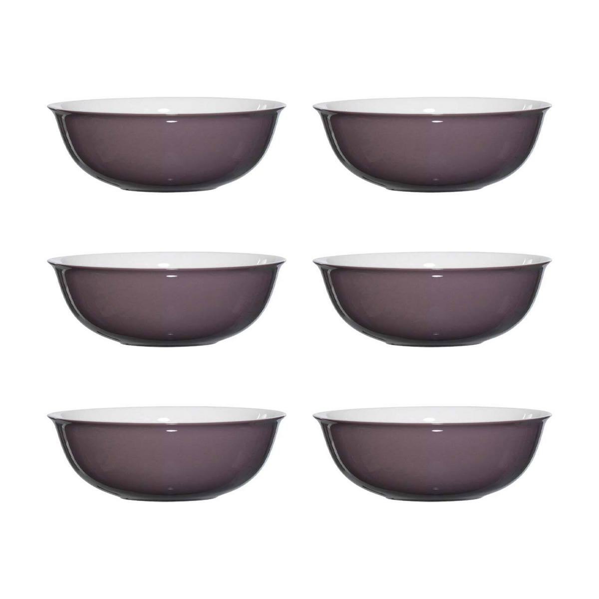 BOWLSCHALEN Doppio Toffee ø 18.0 cm 6er Set - Braun, Keramik (18cm) - Ritzenhoff Breker