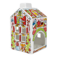 TEELICHTHALTER Weihnachten in Bunt - 14,5cm - Multicolor, Keramik (8.5/14.5/8.3cm) - Blond Amsterdam