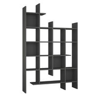 REGAL 18 Fächer H188 cm - Manco - Anthrazit, Holzwerkstoff (25.5/188/122cm) - Calicosy