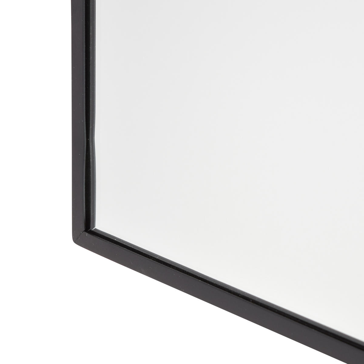 WANDSPIEGEL Orac Schwarz - Schwarz, Metall (40/60/4cm) - LOFT42