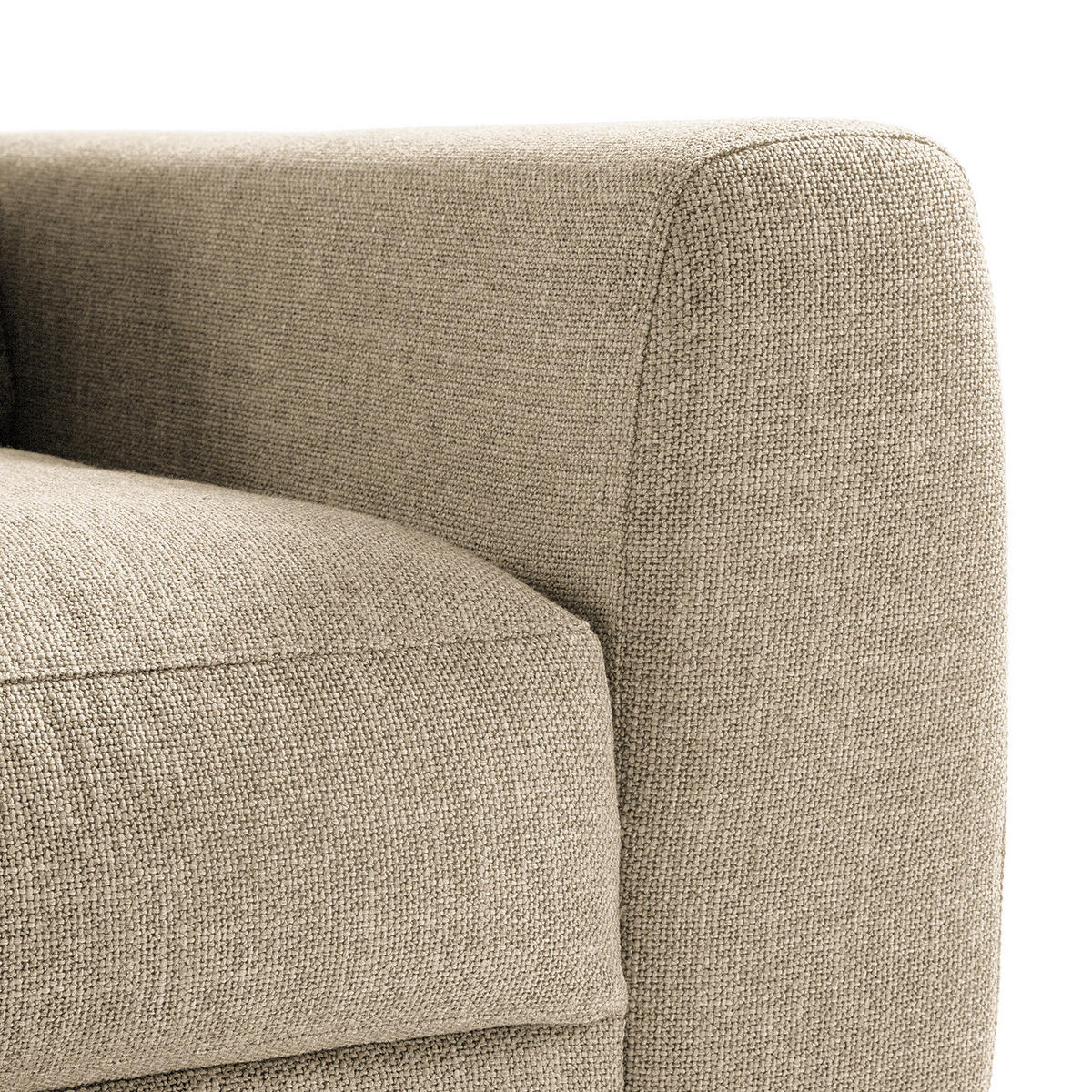 2-SITZER MODULSOFA - Beige, Textil (158/80/117cm) - home24