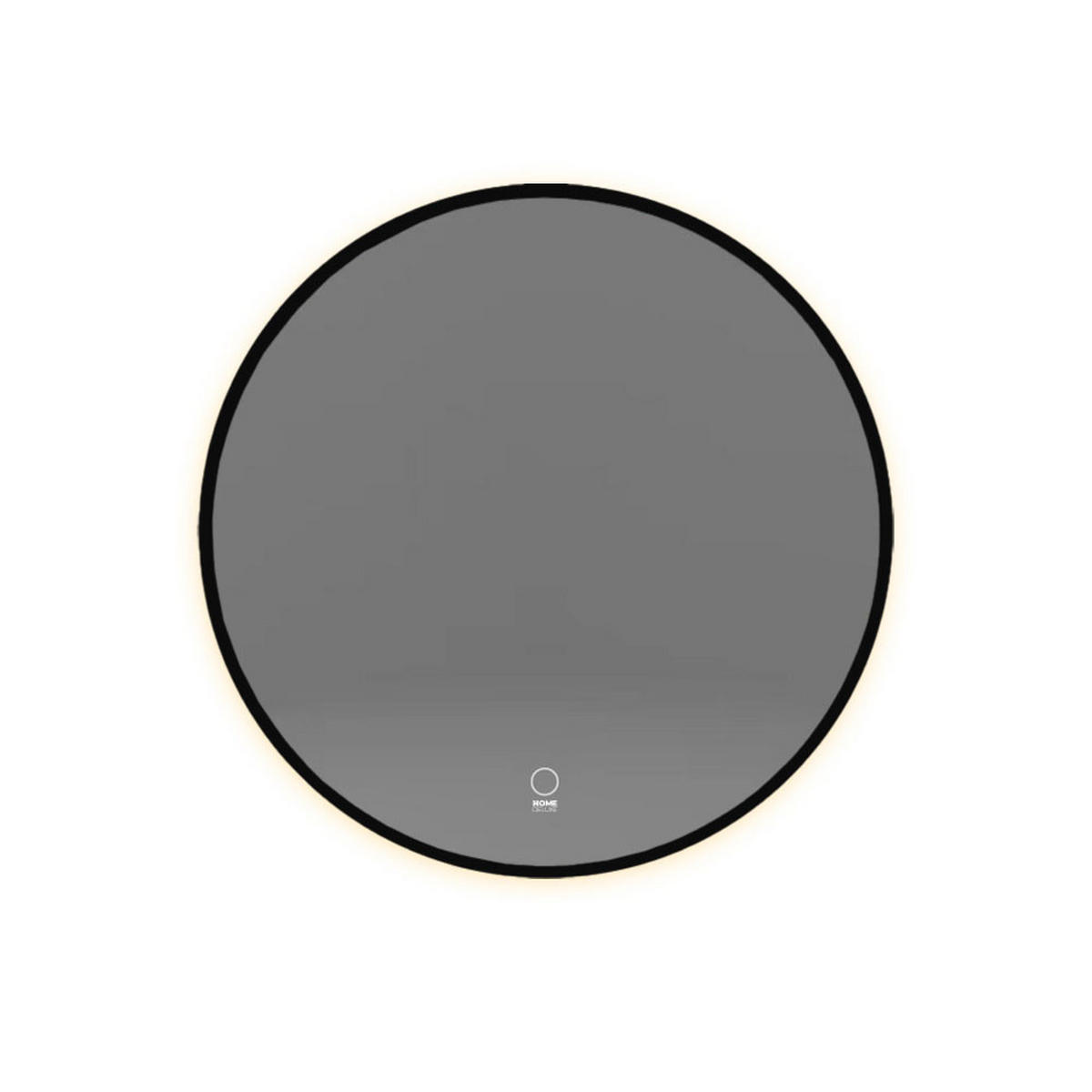 LED-SPIEGEL DUBI - 100 cm - Schwarz, Glas (100/100/2.9cm) - Home Deluxe