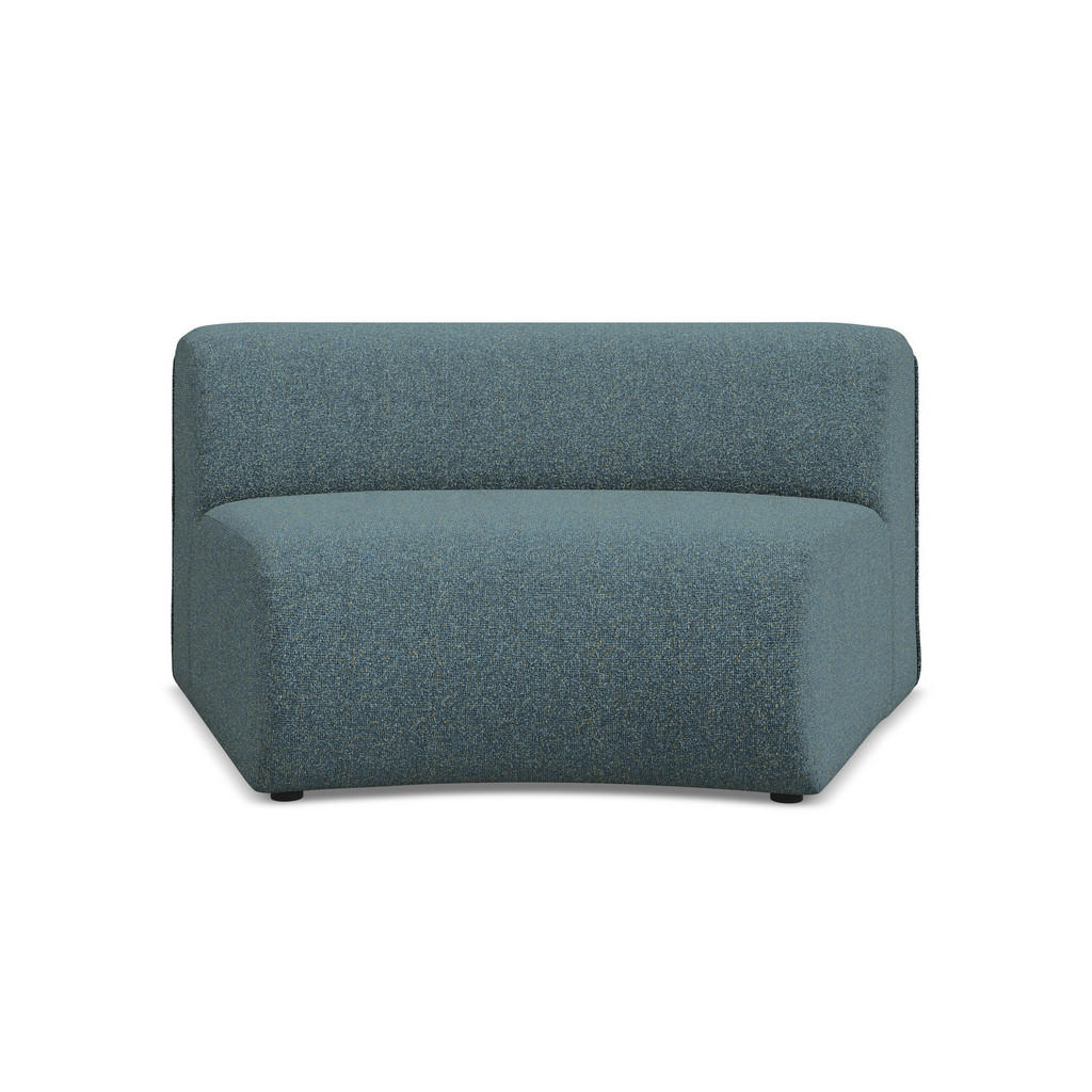 Thumbnail - Makamii Sofaelement, Blaugrau, Textil, 1-Sitzer, Füllung: Schaumstoff, 147x70x89 cm, Made in EU, Wohnzimmer, Sofas & Cou...