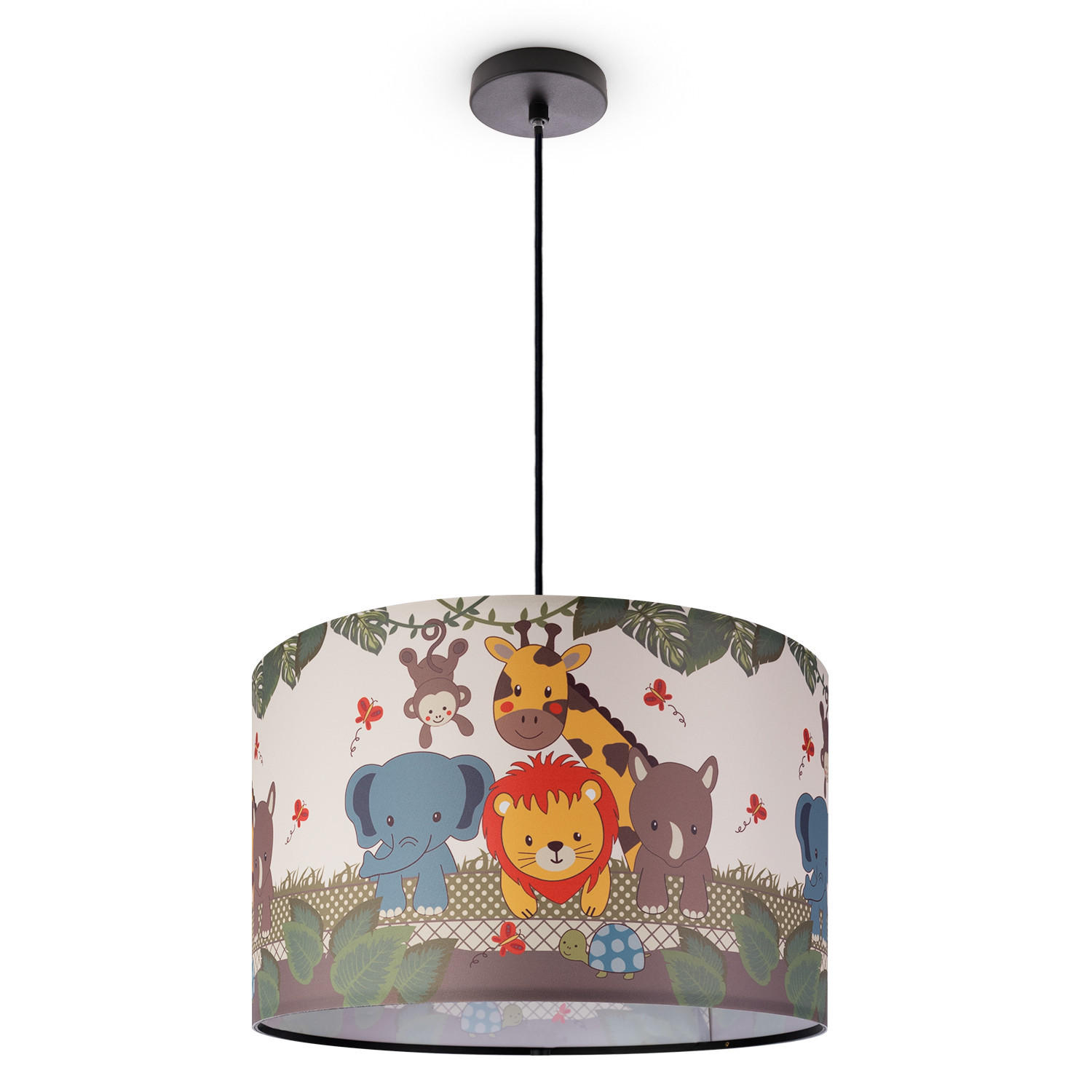 PENDELLEUCHTE Hugo Pd1 Dia 634 - Schwarz, Metall (45.5/45.5/27cm) - Paco Home