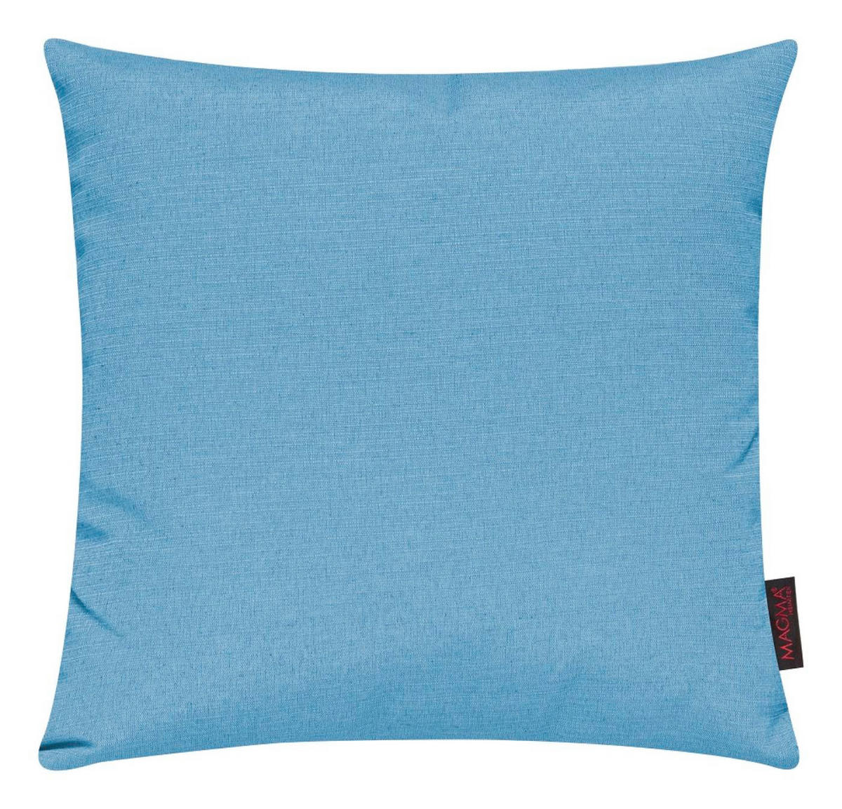 KISSENHÜLLE 2er Set Fino uni 50/50 cm - Türkis, Textil (50/50cm) - Magma Heimtexx