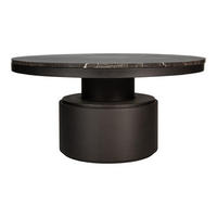 COUCHTISCH Bregt Braun 90/90/45cm - Braun, Metall (90/90/45cm) - PTMD Collection