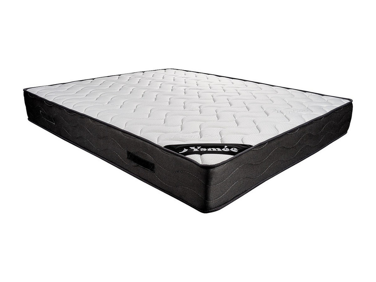 STANDARDMATRATZE - 2 Personen - stoff - weiß Merisi - Weiß, Textil (160/200cm) - Vente-Unique
