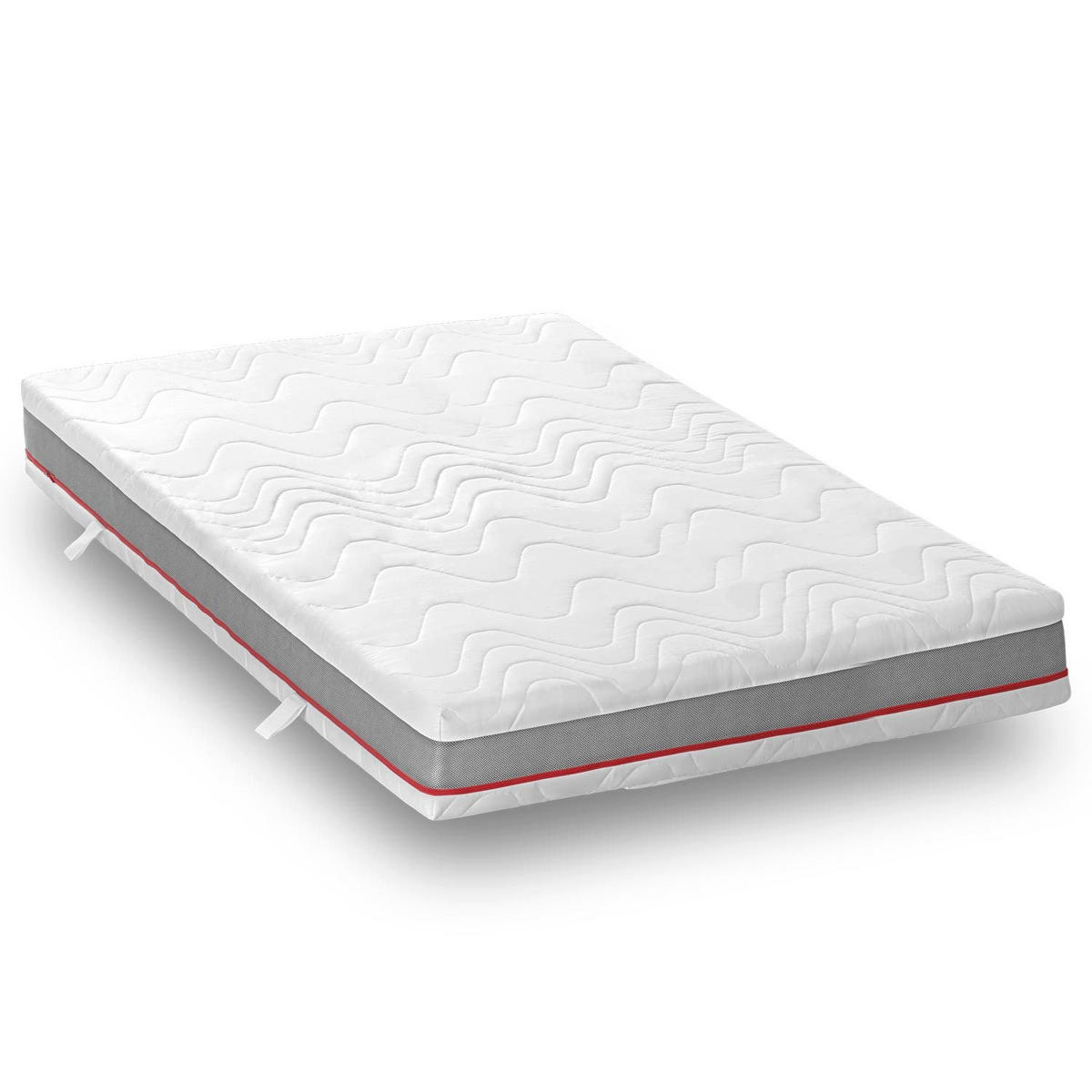 FEDERKERNMATRATZE Premium 180x200 cm - Weiß, Textil (180/200cm) - Sleezzz