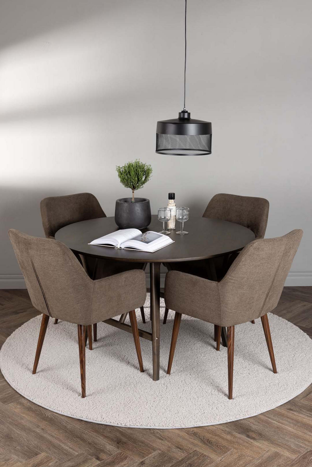 TISCHGRUPPE Braun - Braun, Holzwerkstoff (100/75/100cm) - ebuy24