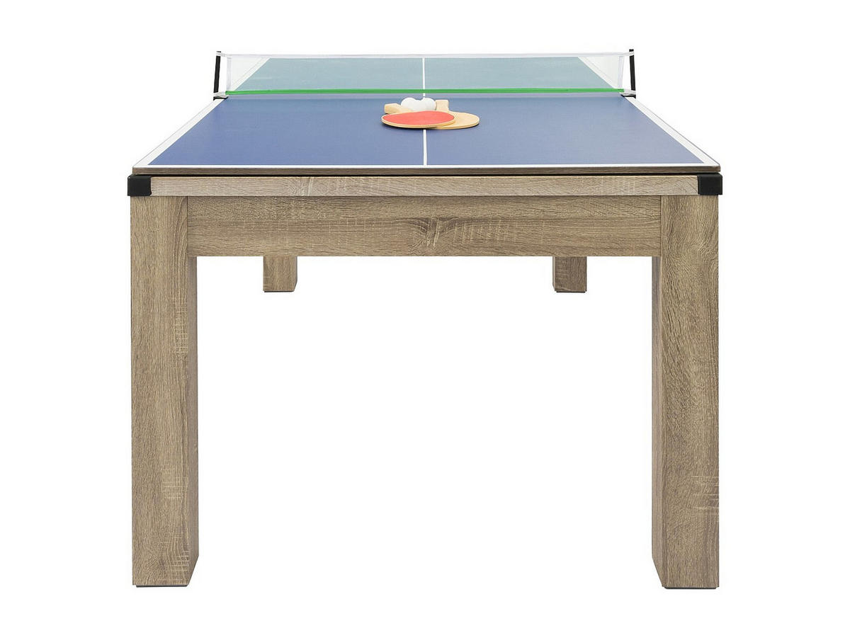 BILLARDTISCH - 6 Personen - holz - naturfarben hell Henk - Naturfarben, Holz (182.8/102.6cm) - Vente-Unique