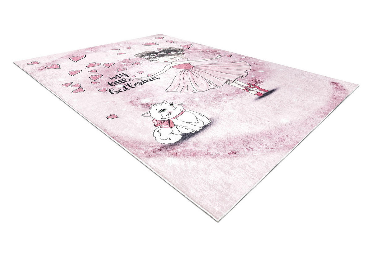 TEPPICH Bambino 140/190 cm - Pink, Textil (140/190cm) - rugsX