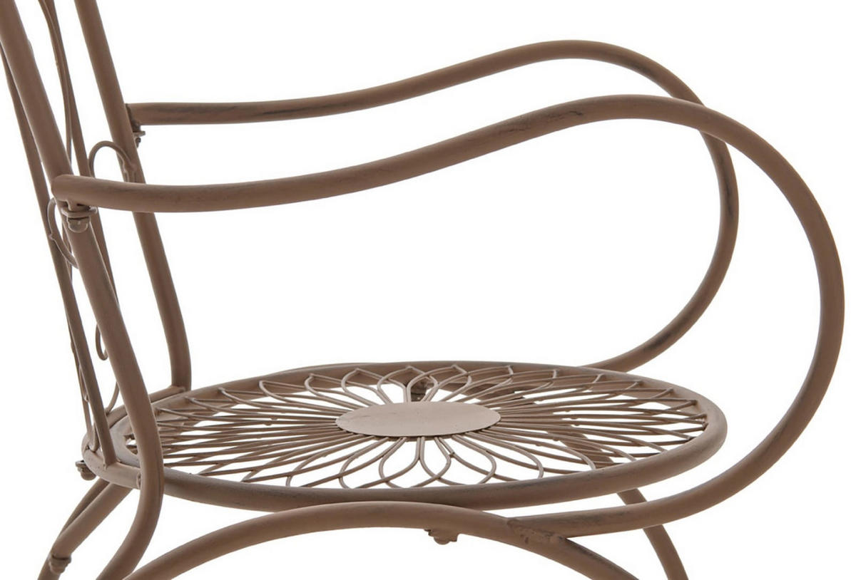 GARTENSTÜHLE Sheen - 2er Set - antik braun - Braun, Metall (48/48/88cm) - TPFGarden