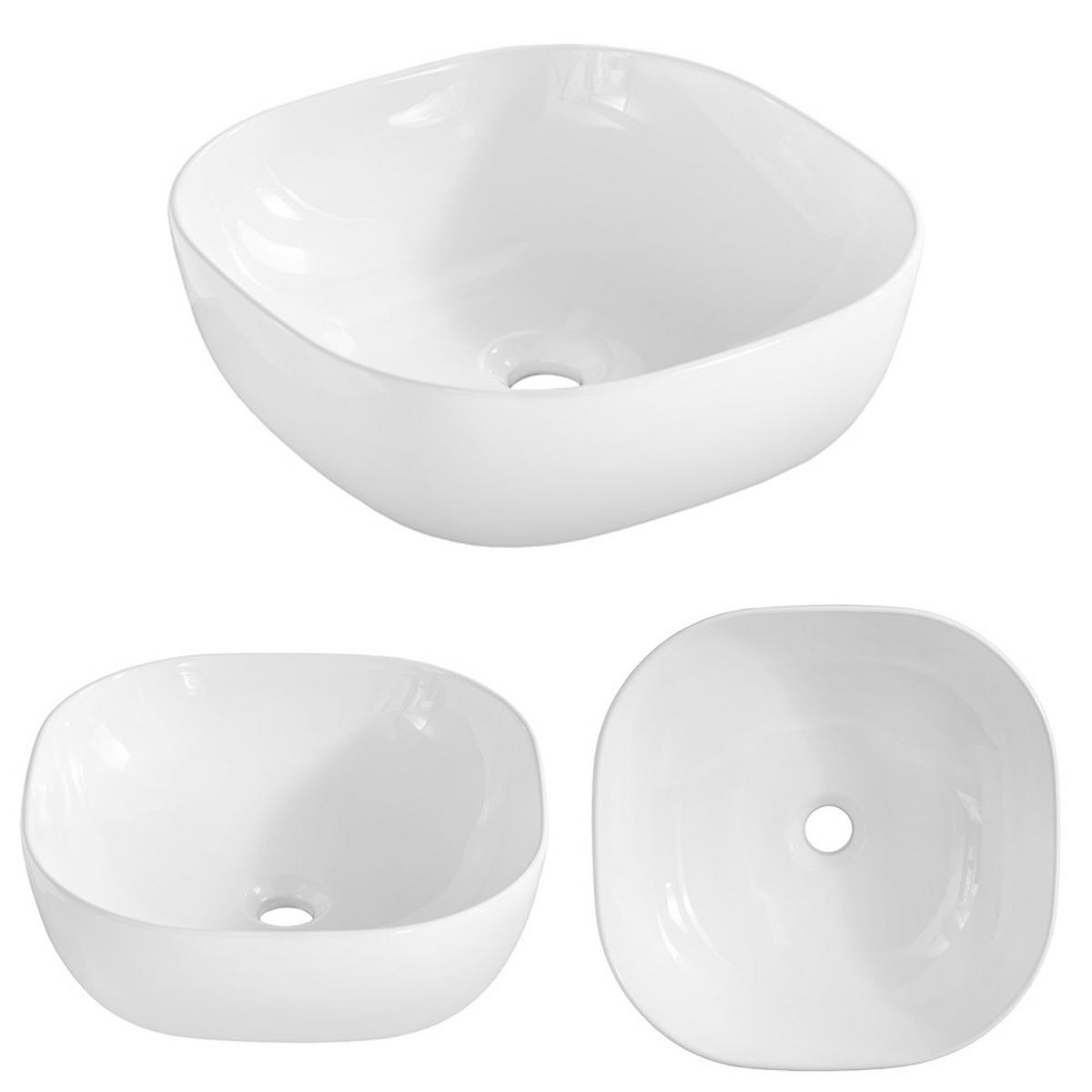 WASCHTISCH Toskana-56 - Weiß, Holzwerkstoff (81/75/46cm) - Lomado