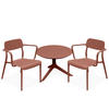 GARTENMÖBEL-SET GALIO, 3-tlg - Orange, Kunststoff - KONSIMO®