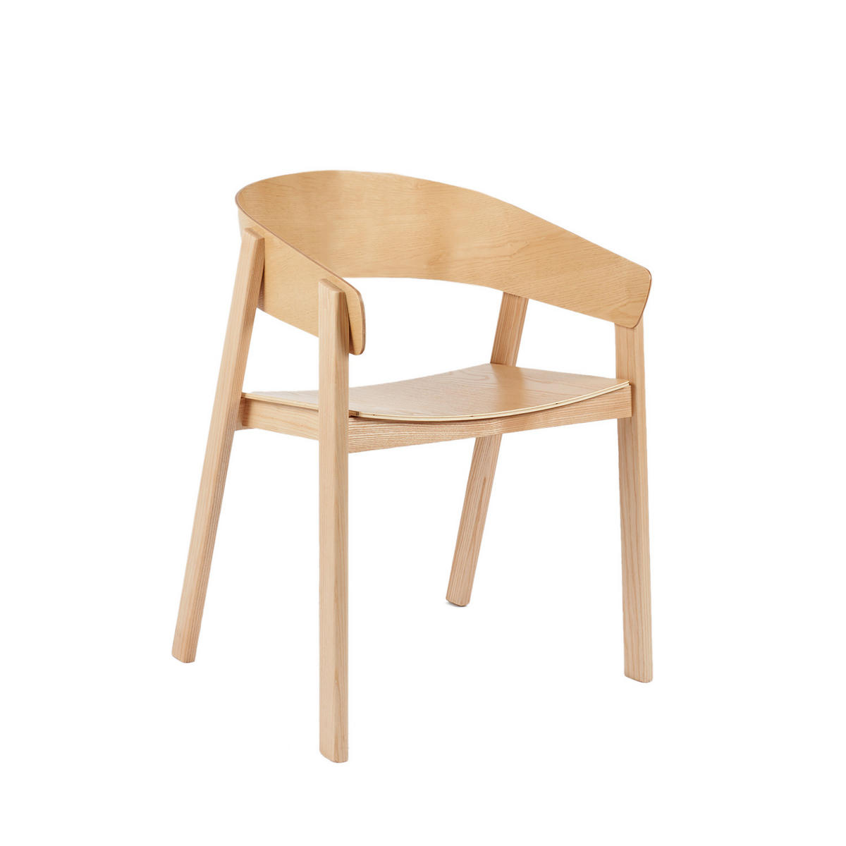 ESSZIMMERSTUHL Niha Natürlich 57 cm x 75 cm - Naturfarben, Holz (57/75/50cm)