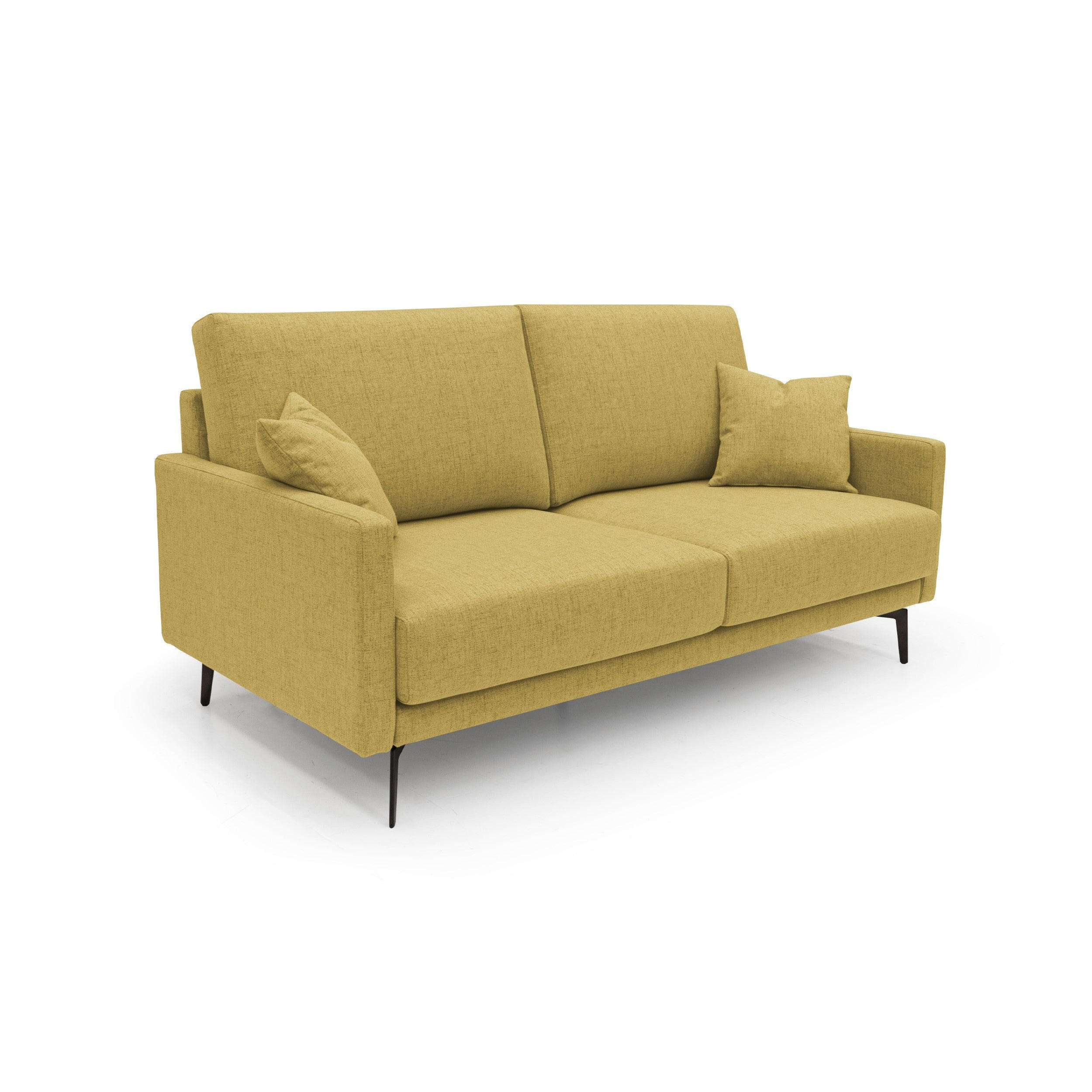 LINEARSOFA Saturno - Gelb, Textil (140/94/90cm) - Divani.store