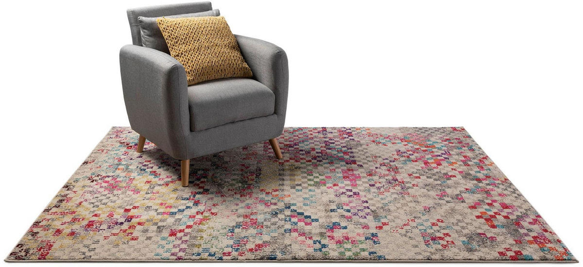 TEPPICH Teppich Casa Bunt - Multicolor, Kunststoff (240/1cm) - KUNSTLOFT