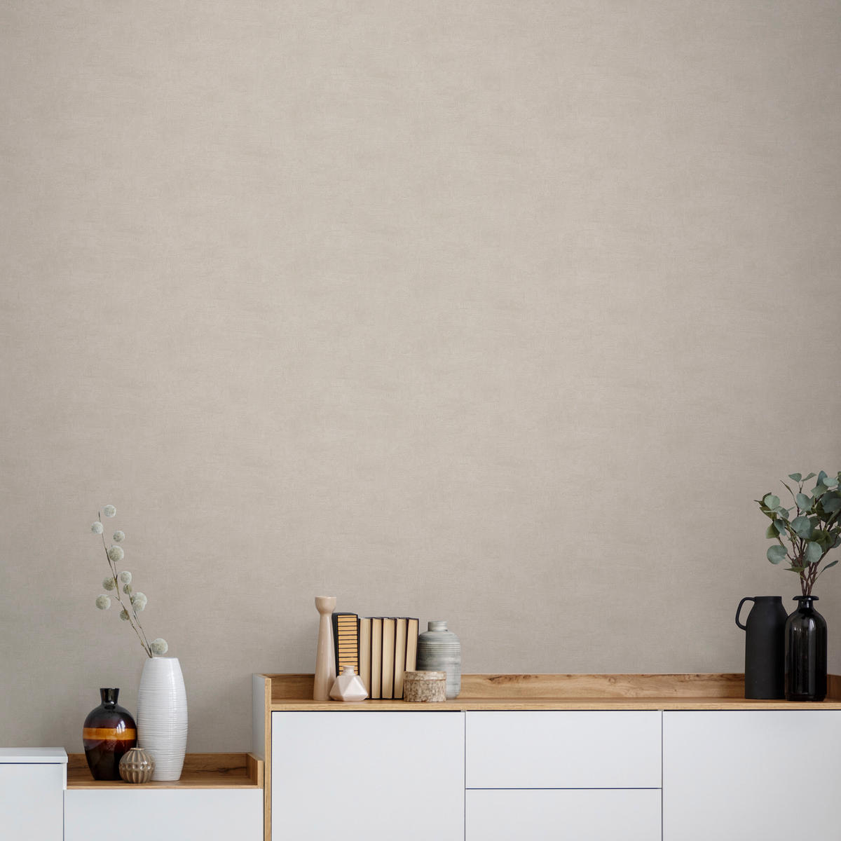VLIESTAPETE - Revi taupe 10mx53cm - Braun, Papier/Kunststoff (53/1000cm) - Superfresco Easy