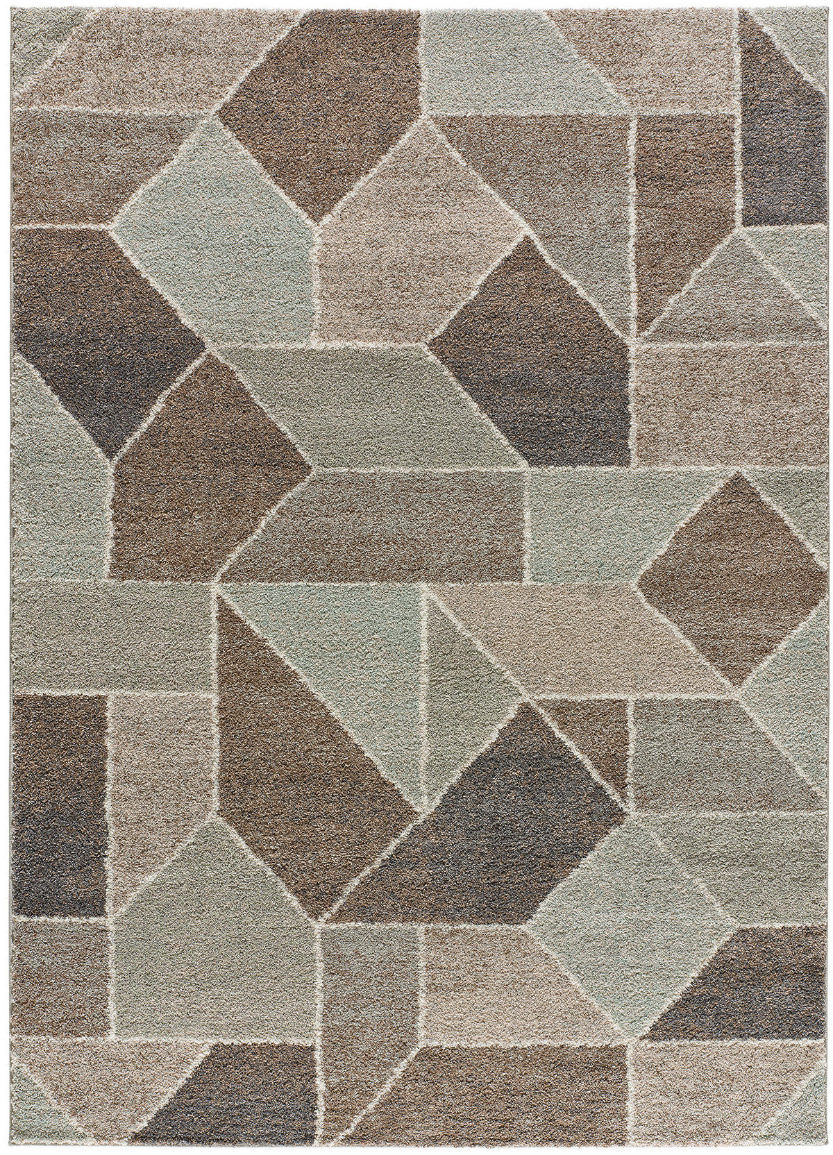 WEBTEPPICH Mehrfarbig Castro 133/190 cm - Multicolor, Naturmaterialien/Textil (133/190cm) - Atticgo