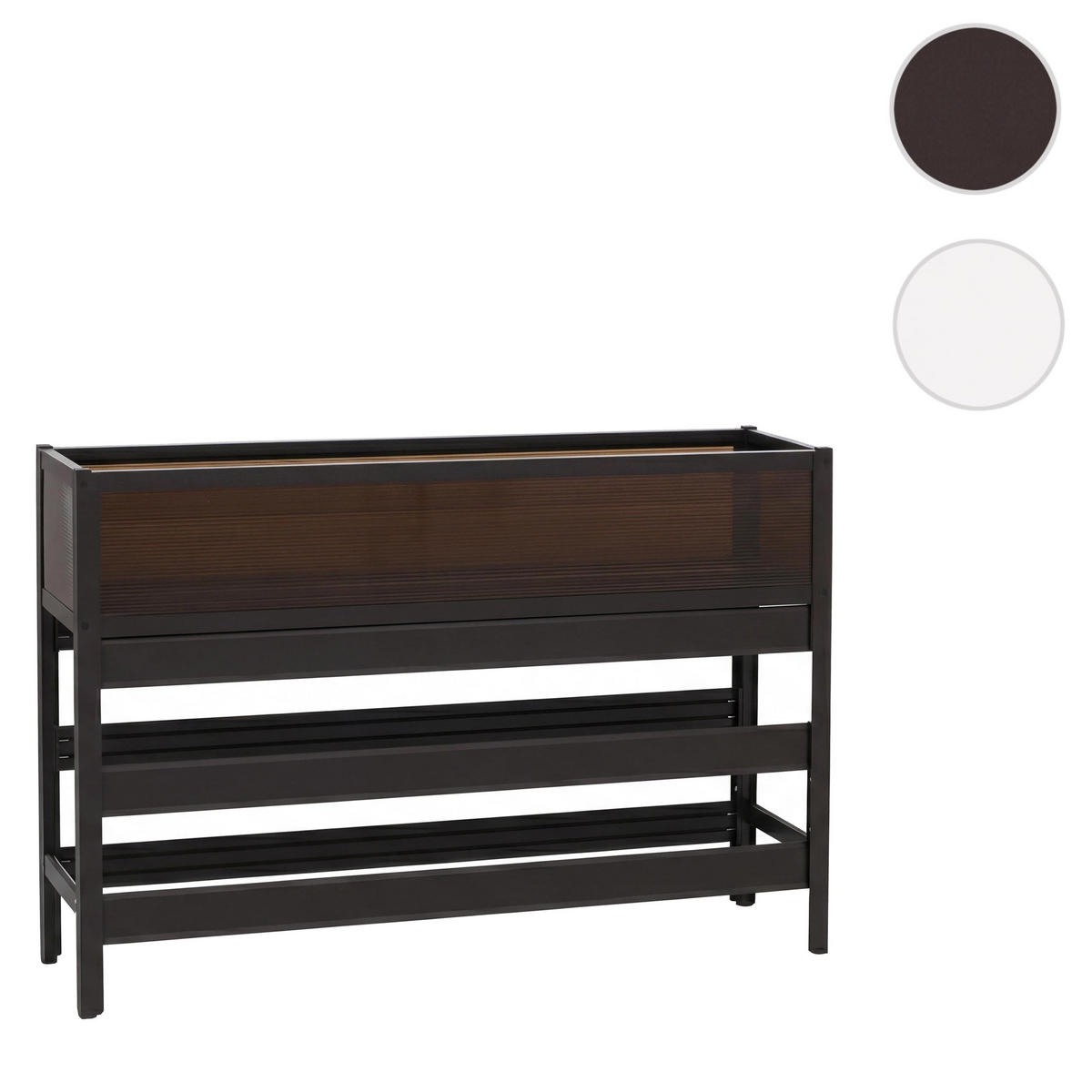 HOCHBEET 82x120x30cm Dunkelbraun - Dunkelbraun, Metall (120/82/30cm) - PROREGAL