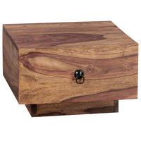 NACHTTISCH GIACOMINA Nachtkonsole - Sheeshamfarben, Holz (40/25/40cm) - tinkaro