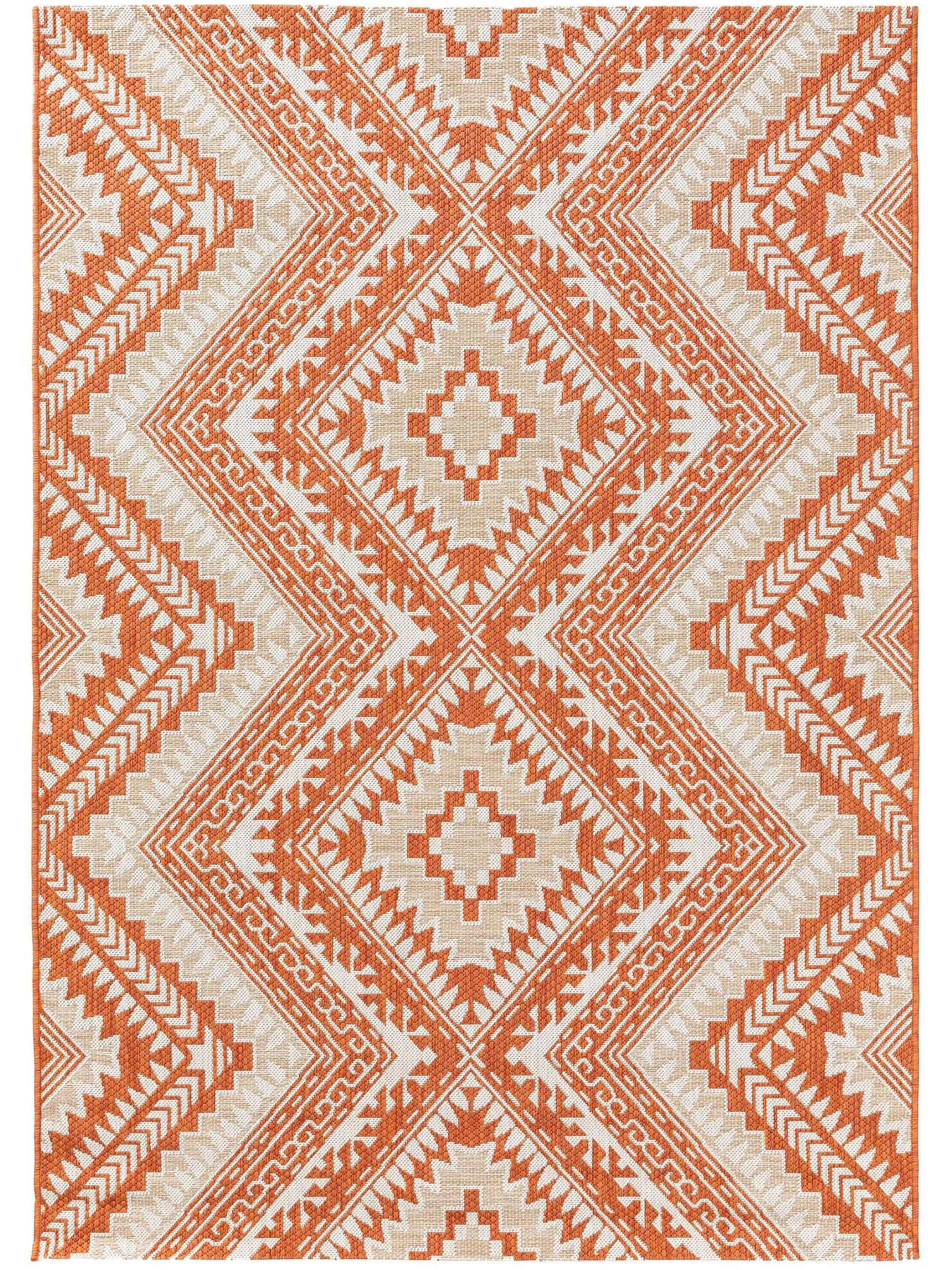 OUTDOORTEPPICH Cleo Orange 120x170 cm - Orange, Kunststoff/Textil (120/170cm) - benuta Nest