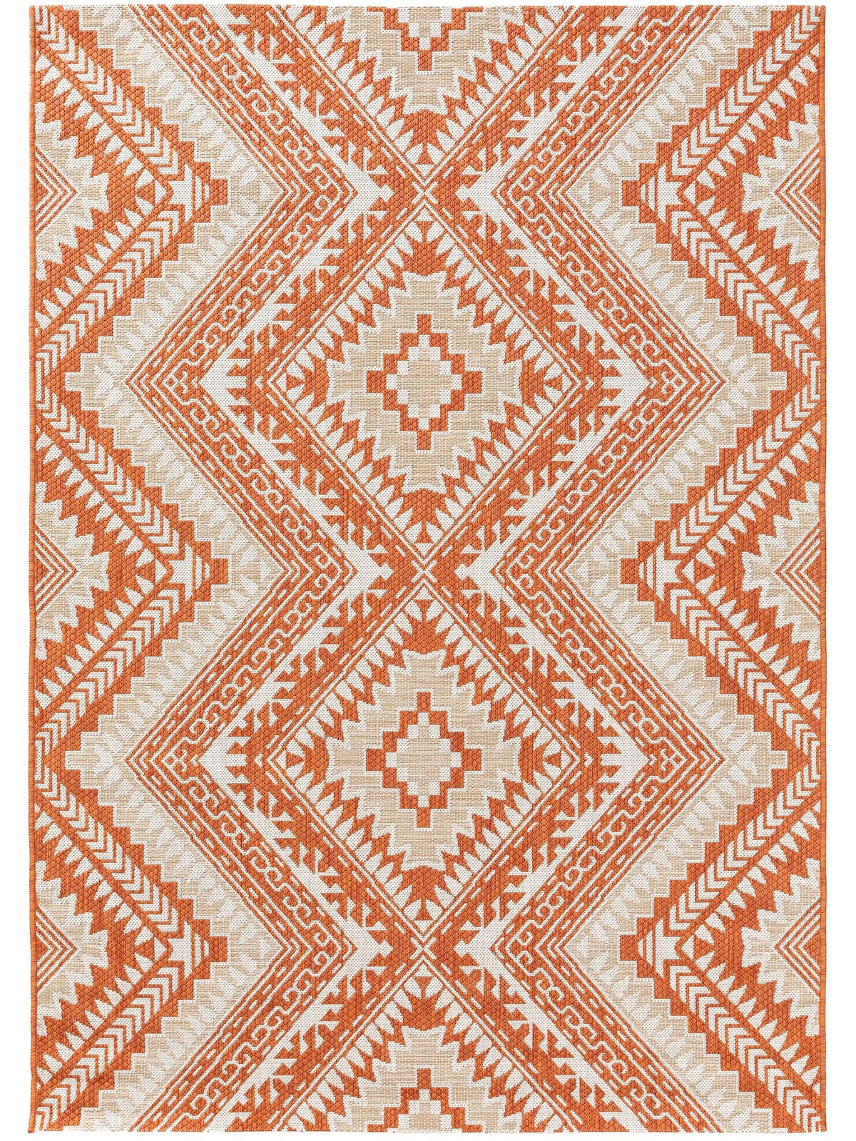 OUTDOORTEPPICH Cleo Orange 80x150 cm - Orange, Textil (80/150cm) - benuta Nest