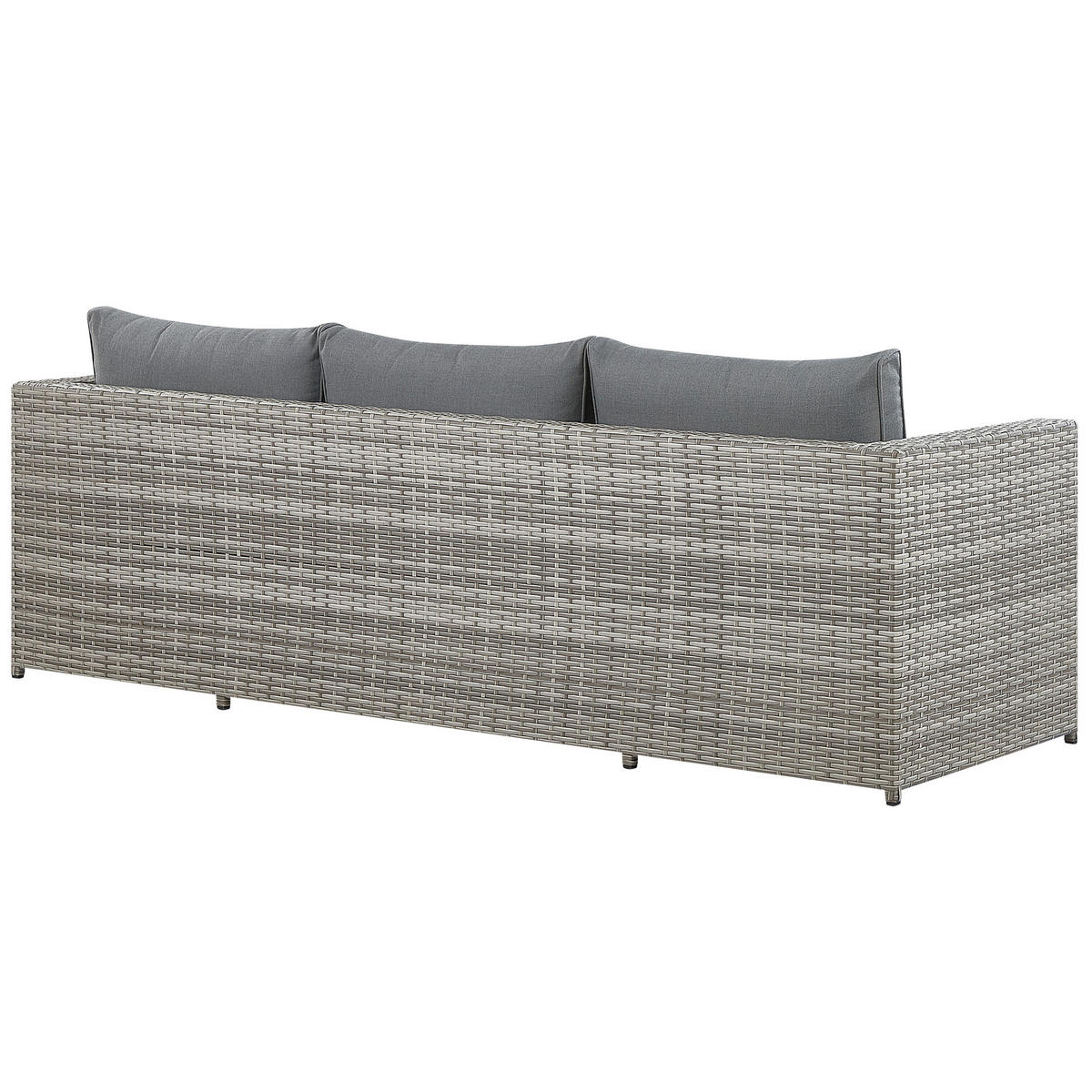 LOUNGE set 5-sjed sivi desne strane modularni Sabbia - siva, plastika - Beliani