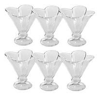 EISBECHER Dessertschale (6er-Set) - Transparent, Glas - Intirilife
