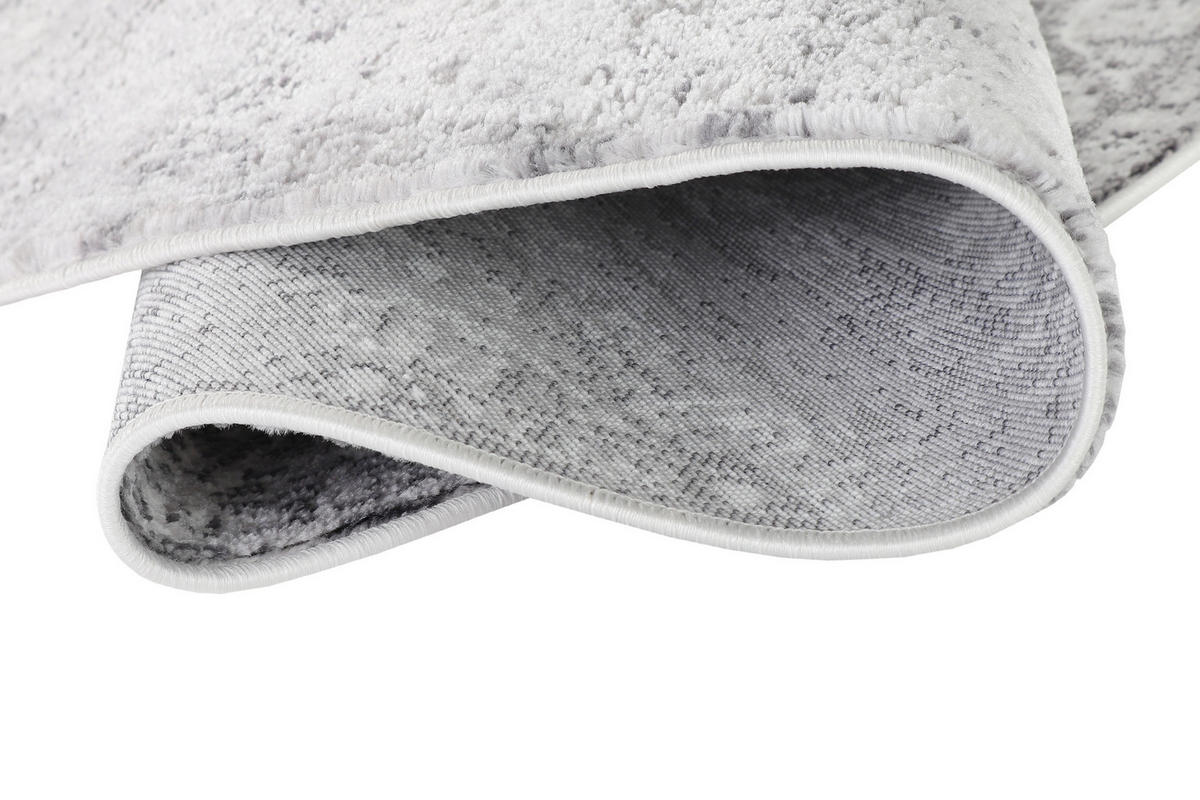 TEPPICH SKY Hellgrau 80/80 cm - Hellgrau, Textil (80/80cm) - Tapiso