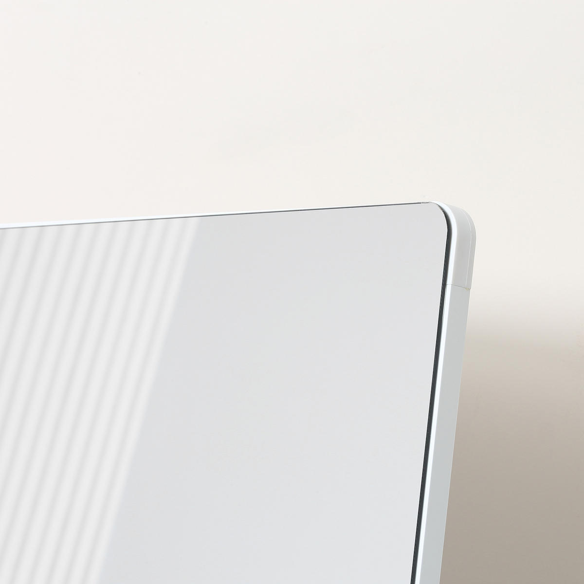 STANDSPIEGEL mit Ständer, 45 x 160 cm, für Schlafzimmer, Wohnzimmer, Silber - Silberfarben, Glas (37/158.5/45cm) - HOMCOM