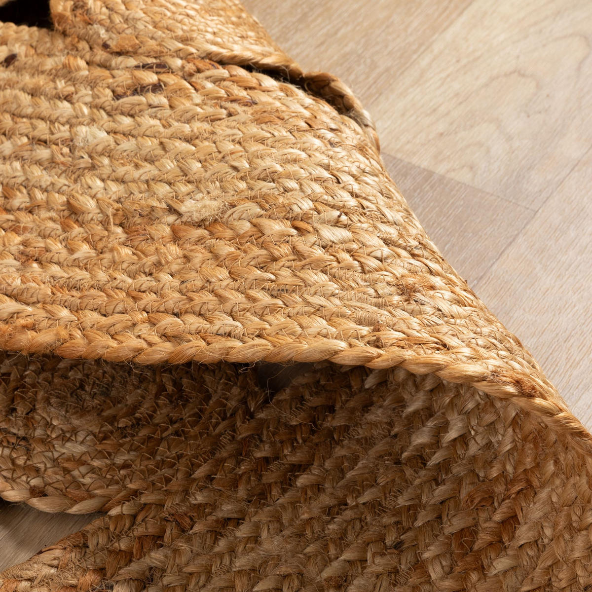 FLACHGEWEBETEPPICH 150/150 cm Goa Flower - Naturfarben, Naturmaterialien (150/150cm) - Steffensmeier