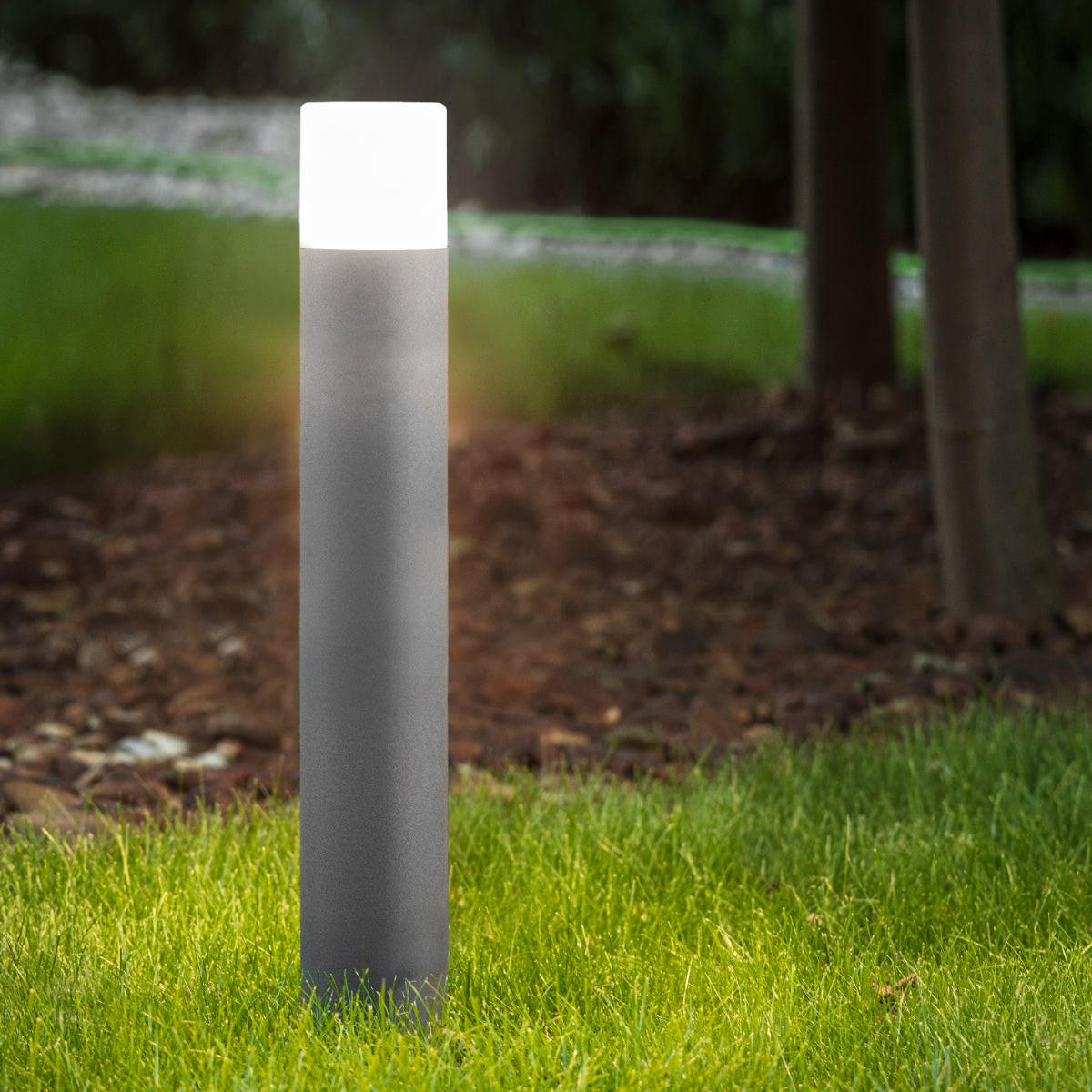 WEGELEUCHTEN Dunkelgrau Groß 80cm - Dunkelgrau/Anthrazit, Metall (8.3/8.3/80cm) - CGC Europe