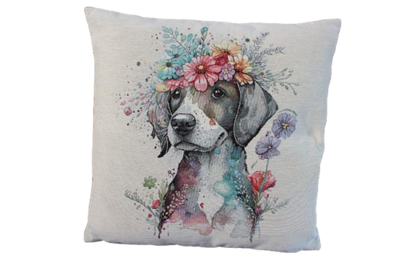 KISSENHÜLLE FANTASIE - Beige, Textil (45/45cm) - Yve! decoration