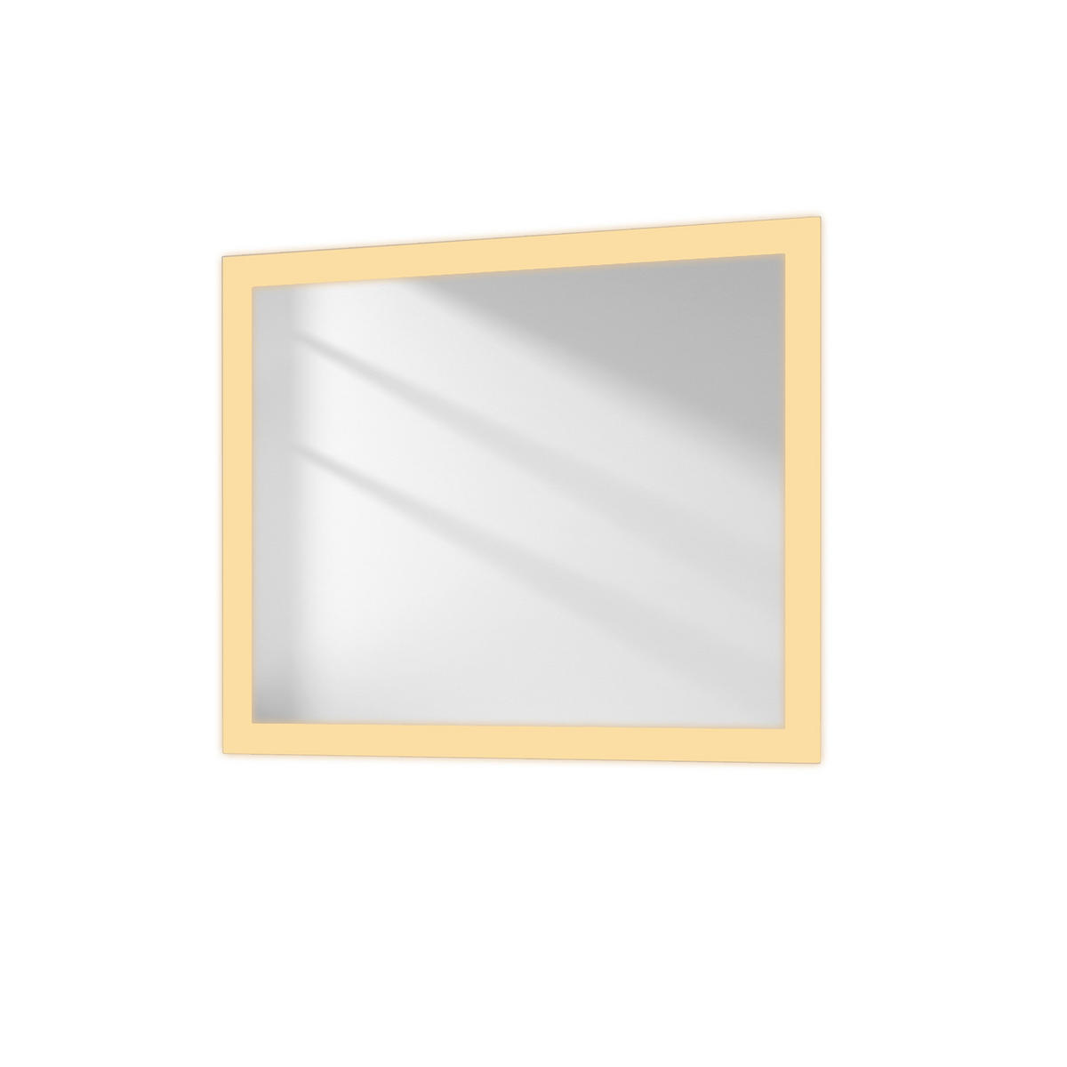 BADSPIEGEL mit Antibeschlag Beleuchtung 60/50/3,5 cm - Weiß, Glas (50/3.5/60cm) - EMKE