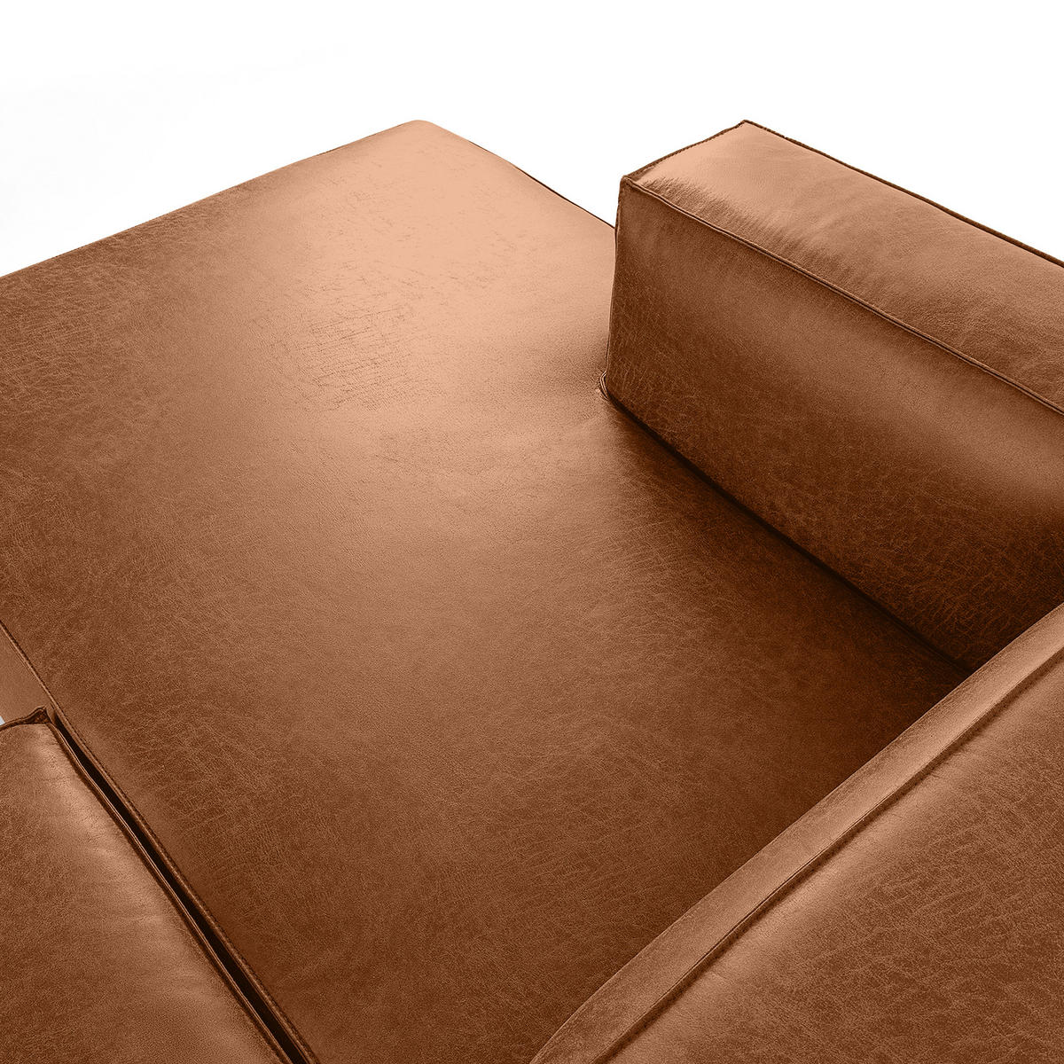 ECKSOFA LINKS FEROX, Rot - Rot, Holz/Holzwerkstoff (300/175cm) - KONSIMO®