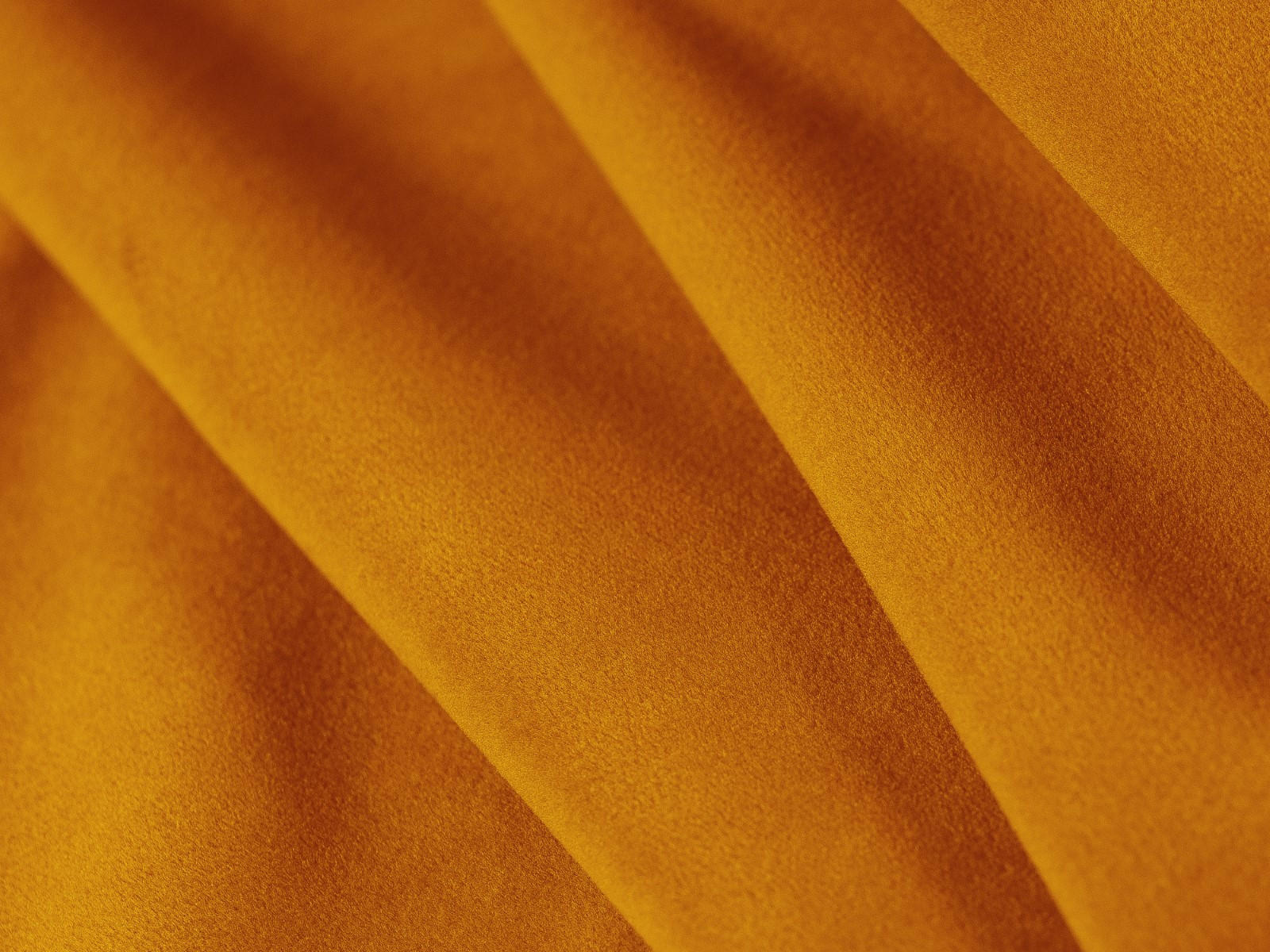 PANORAMASOFA rechts Ruby aus Samt gelb 7 Sitzplätze - Gelb, Textil (273/69/366cm) - Micadoni