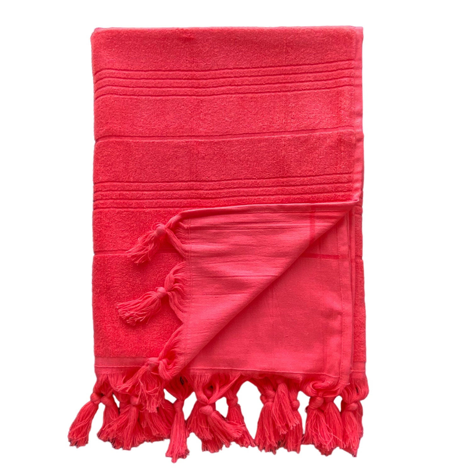 HAMAMTUCH Frottee Hammam Paradise 90x160 330g/m² - Pink, Textil (90/160cm) - LE COMPTOIR DE LA PLAGE