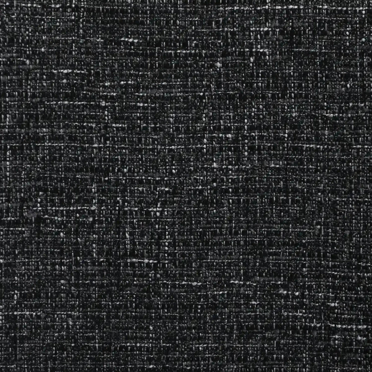 STUHL-SET 6 Stück in Teddystoff Schwarz - Schwarz, Textil/Metall (50/82/58cm) - Furnhouse