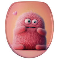 WC Sitz mit Absenkautomatik Coco - Hellrosa, Holzwerkstoff (38/6/47cm) - Sanilo