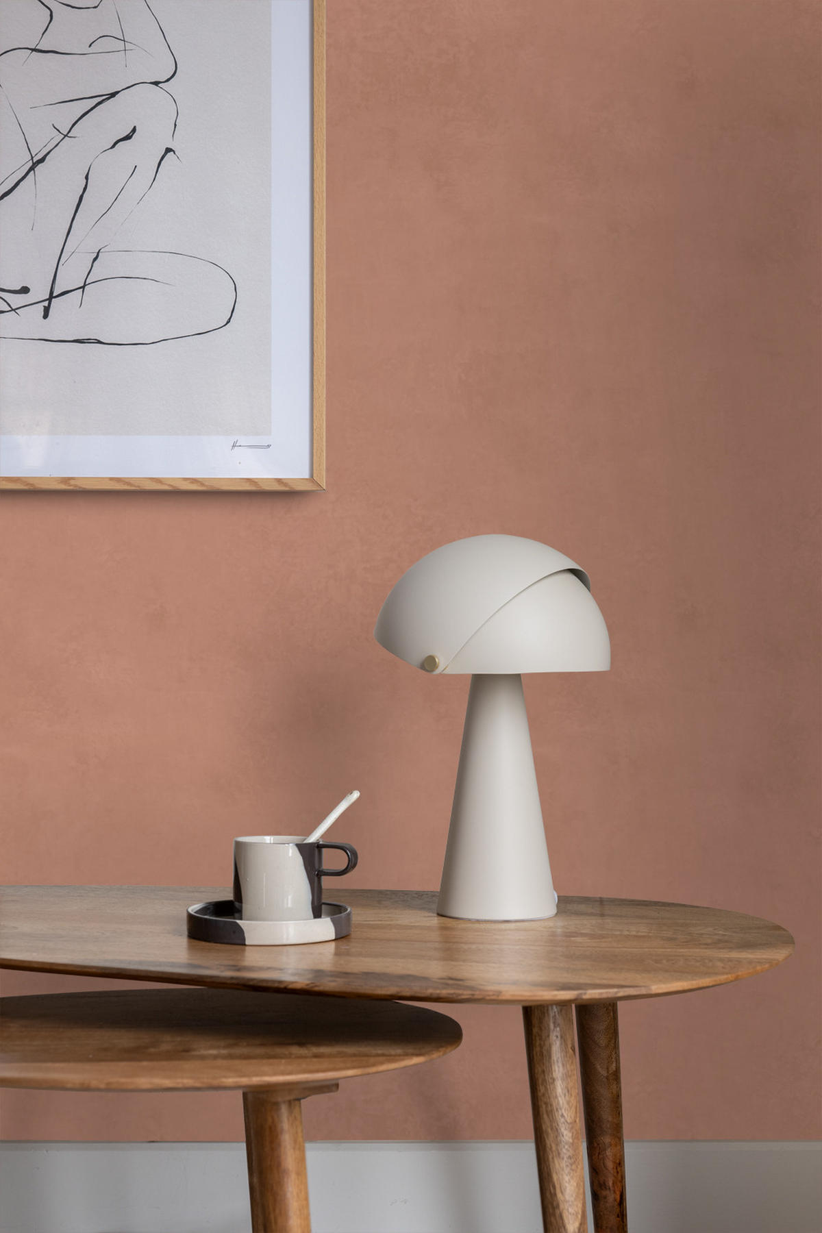 TAPETE Lehmputz 50 x 900 cm - Terracotta, Papier (50/900cm) - Origin Wallcoverings