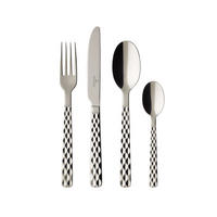 TAFELBESTECK Boston silber 24er Set - Silberfarben, Metall - Villeroy & Boch